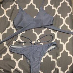 Criss cross, strappy bikini